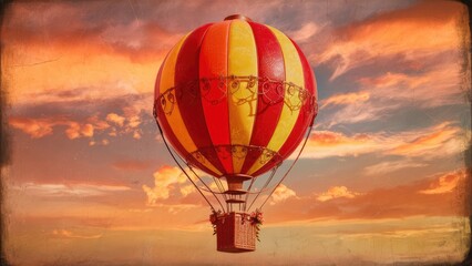 Fototapeta premium High-Flying Colors: Brightly Colored Balloon Extravaganza..