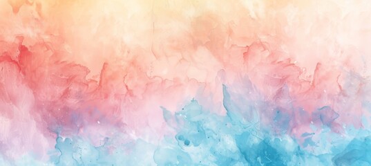 Soft Pastel Watercolor Background: Serene Color Palette