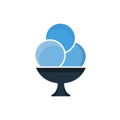 ice cream icon on white background vector illustration