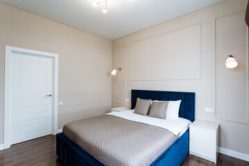 The room is focused on providing maximum comfort with a large bed, carefully chosen furniture, and cozy atmosphere. Its perfect for relaxation and creating a welcoming space