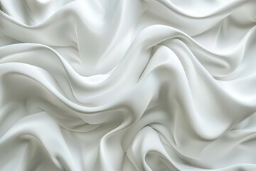 A white fabric with a wavy pattern