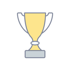 Trophy vector icon
