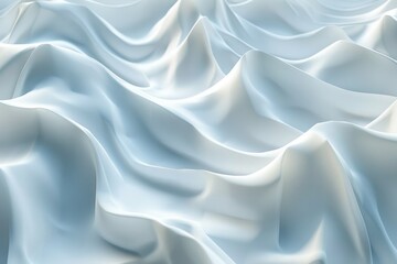 Fototapeta premium A white fabric with a wave pattern