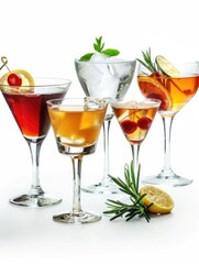 Fototapeta premium Drinks in glasses