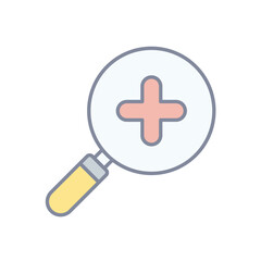 Obraz premium Zoom In vector icon