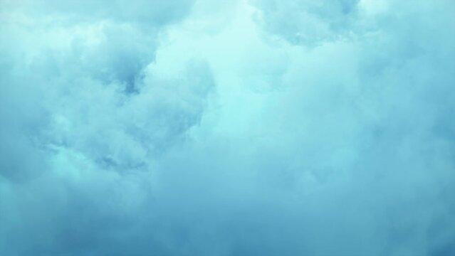 Flying Passing Soft Cloud in Loop. Passing soft clouds in a seamless loop background.