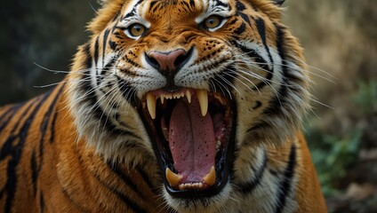 Fototapeta premium portrait of a bengal tiger