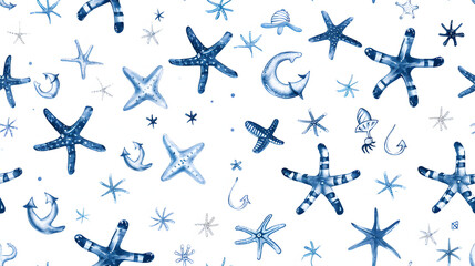 Fototapeta premium sea ​​life pattern