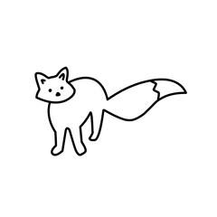 Fox outline icon