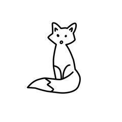 Fox outline icon