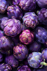 Obraz premium Purple artichoke background