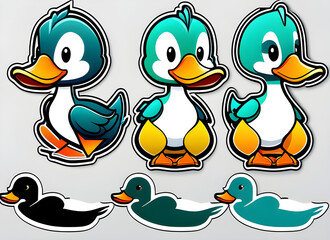 Fototapeta premium duck generative ai