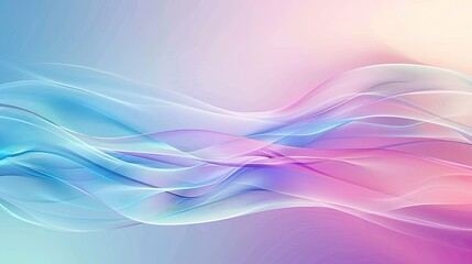 Fototapeta premium Subtle gradient background with flowing lines