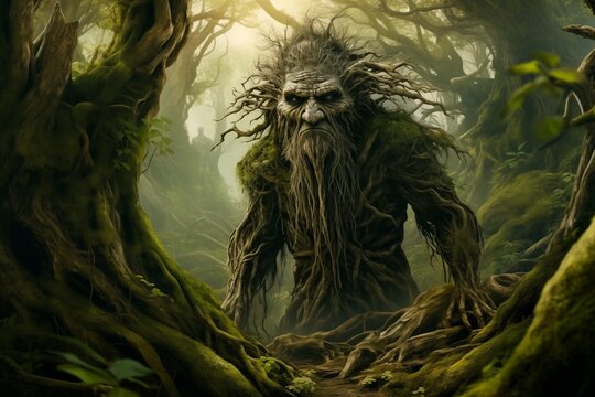 Mystery old ent in his forest