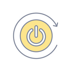 Restart vector icon