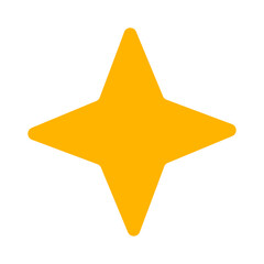 Cute shiny star shaped object | Magic element | Beautiful starlight sparkling Icon