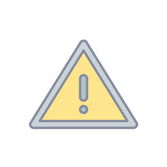 Warning vector icon