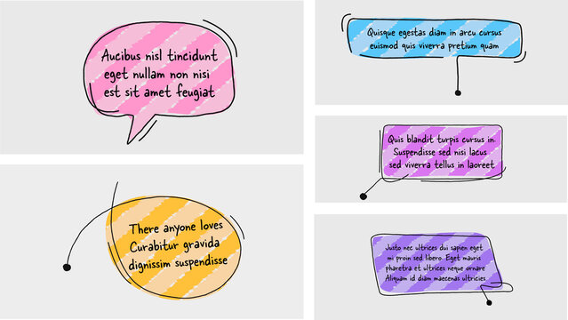 Hand Drawn Call Out Titles