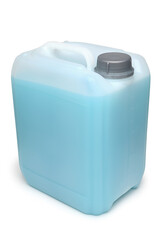 Plastic can of liquid for washing machine