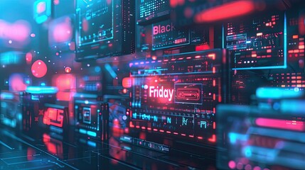 "Embracing the Future: Black Friday Sign in Cyber World"
