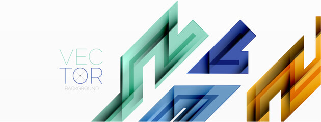 Dynamic lines geometric background. Vector Illustration For Wallpaper, Banner, Background, Card, Book Illustration, landing page