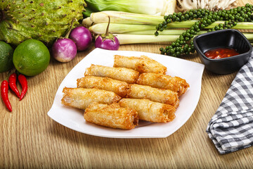 Vietnamese cuisine fried spring roll