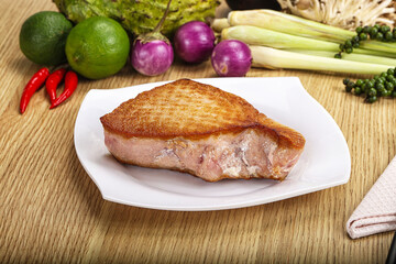 Roasted fresh delicous Tuna steak