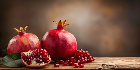 The Symbolism and Culinary Uses of Pomegranates. Concept Fruit Symbolism, Culinary Art, Pomegranate Benefits, Food History