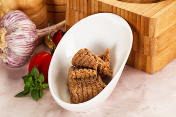 Liver Pate spread in the bowl