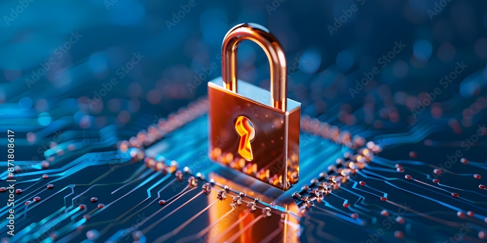 Poster global businesses protected with advanced cybersecurity measures and threat monitoring for secure ne