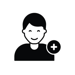 Add Friend vector icon