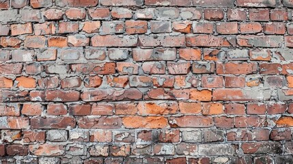Obraz premium Weathered brick wall for textured background