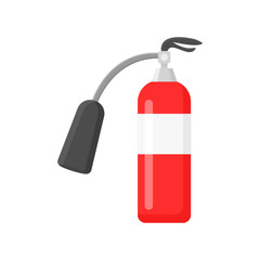 Fire extinguisher on a white background