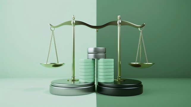 Immagine che richiama il totale delle entrate e spese fisse e variabili. Concetto di risparmio