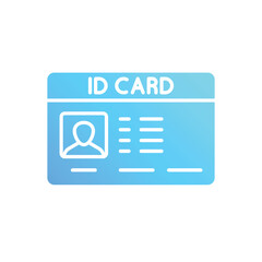 Id Card vector icon