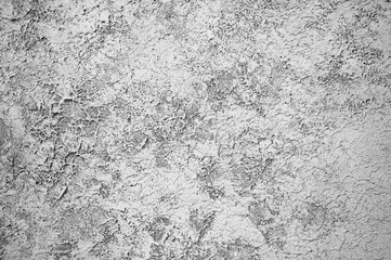 Textured background of gray and black and white plaster