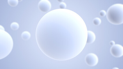 Abstract Floating Sphere with Copy Space