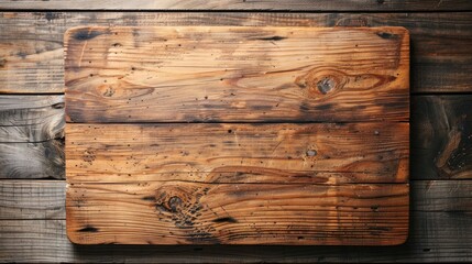 Wooden board location for text production