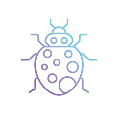 Bug vector icon