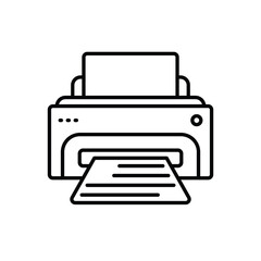 Printer vector icon