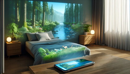 Nature's Embrace: Digital Sanctuary