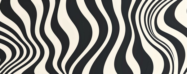 An abstract background with bold, rounded lines in black and white, creating a striking and modern design. The lines overlap and intersect, forming an intriguing and visually engaging pattern.