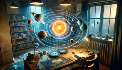 Cosmic Desk: An AR Odyssey