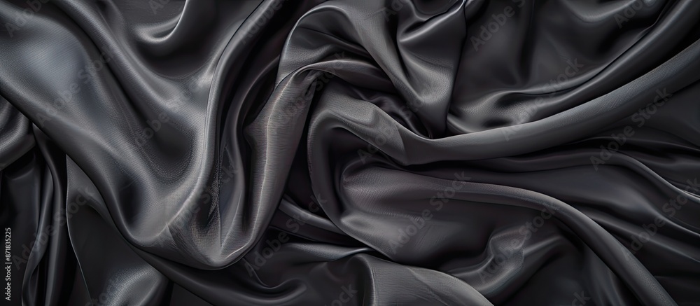 Aufkleber elegant black silk fabric is stunning alone or as an accessory to complement your ideal choice in a 