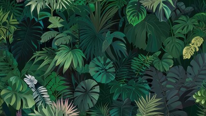 Fototapeta premium green fern background