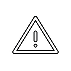 Warning vector icon