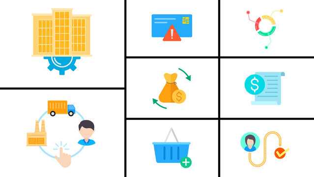 Animated Business Icons