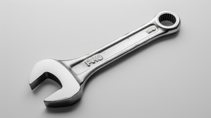 Wrench tool on white background