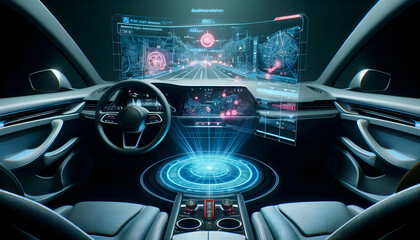 Drive into the Future: Holographic Navigation