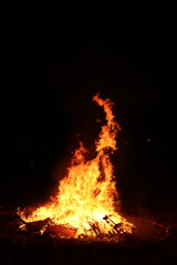 Lag Boomer bonfire on the night of the holiday
